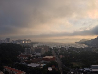 Sunrise at guanabara bay, Rio de Janeiro