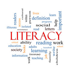 Literacy Word Cloud Concept