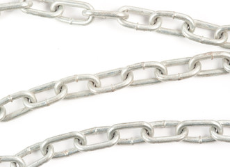 Chain on White Background