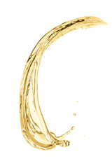 white wine splash as a celebration toast abstract