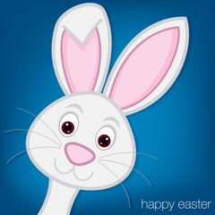 Easter Bunny card in vector format.