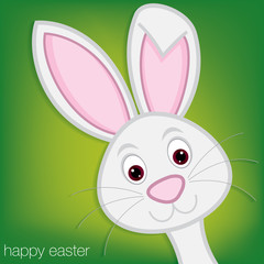 Easter Bunny card in vector format.