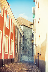 Fototapeta premium Medieval street in Tallinn