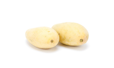 Golden ripe mango is a product of good quality