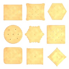 realistic 3d render of biscuits