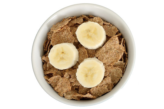 Bran Flakes With Banana