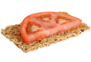 Crispbread Cracker with Tomato