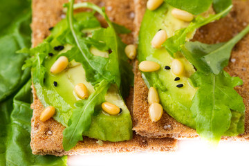 Sandwich of toasted bread