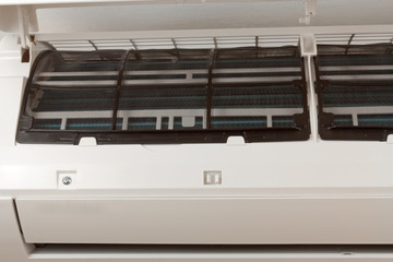 Obraz premium filtre de climatiseur, concept maintenance