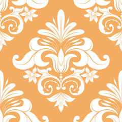 Orange Swirl Pattern