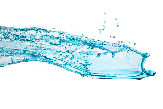 water splash isolated on white background