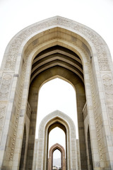 Obraz premium Archway Grand Sultan Qaboos Mosque