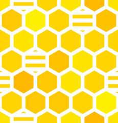 Honeycombs seamless pattern