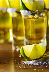 tequila , lime and salt