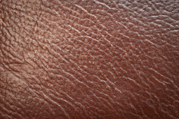 Brown leather texture as background