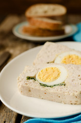 Turkey meatloaf with egg