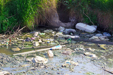 Polluted rivers