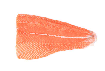 Fresh uncooked red fish fillet.