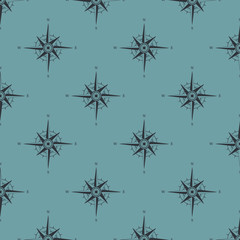 Travel seamless pattern