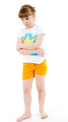 little girl was offended.