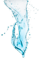 Fototapeta na wymiar turquoise water splash
