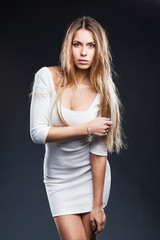 pretty fashionable girl