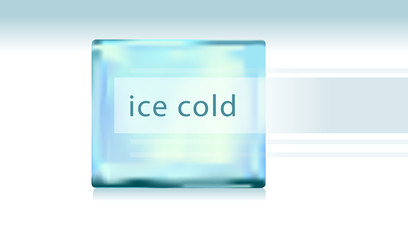 ice cube vector 
