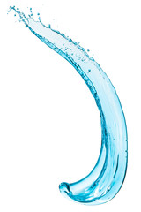 turquoise water splash