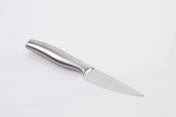 Fruit knife on a white background