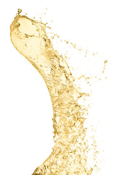 white wine splash as a celebration abstract