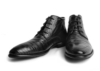 Pair of leather men's shoes