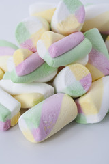 Colorful marshmallows