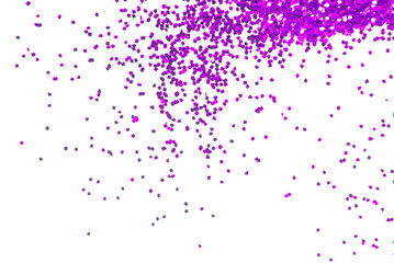 purple glitter frame background