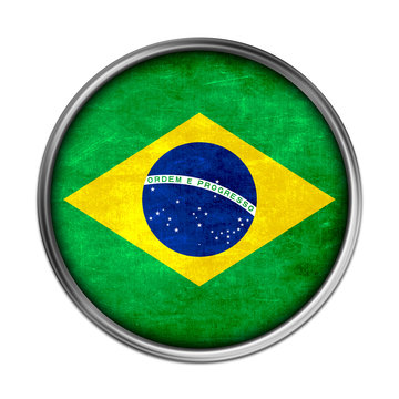 Brazilian flag button