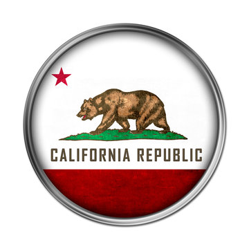 California flag button