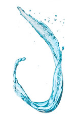 turquoise water splash