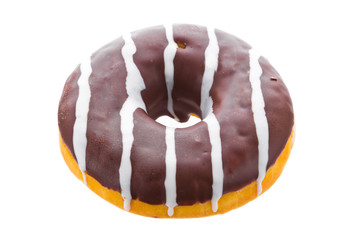 Tasty doughnut isolated on white