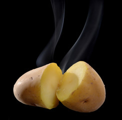 Papas hervidas,papas al vapor. © Gustavo Andrade