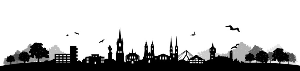 Skyline Halle / Saale © SimpLine