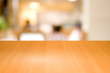 Table in a business office