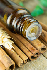 Essential oil with cinnamon