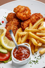 Fried chicken legs