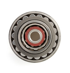 bearings on white background