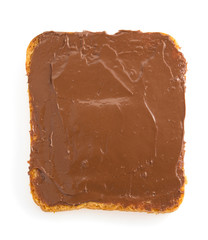 bread and sweet chocolate hazelnut