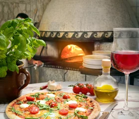 Küchenrückwand glas motiv Pizzeria © Visions-AD