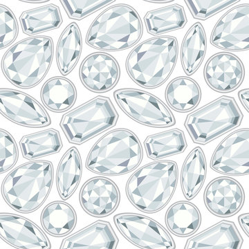 diamond seamless pattern. EPS 10 without transparency and withou