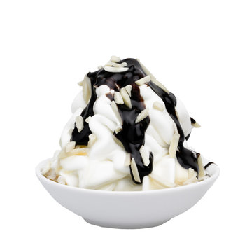 Frozen Yoghurt Schoko-Mandel