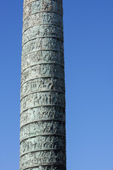 Famous Vendome Column in Paris