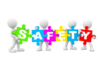 Group of People Holding Safety