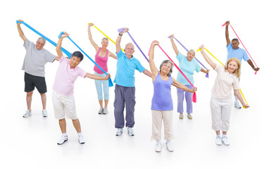 Obraz premium Group of Healthy People in the Fitness
